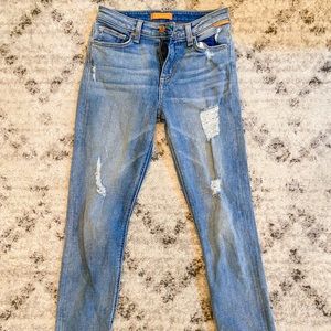1 Denim distressed boot cut jeans size 25